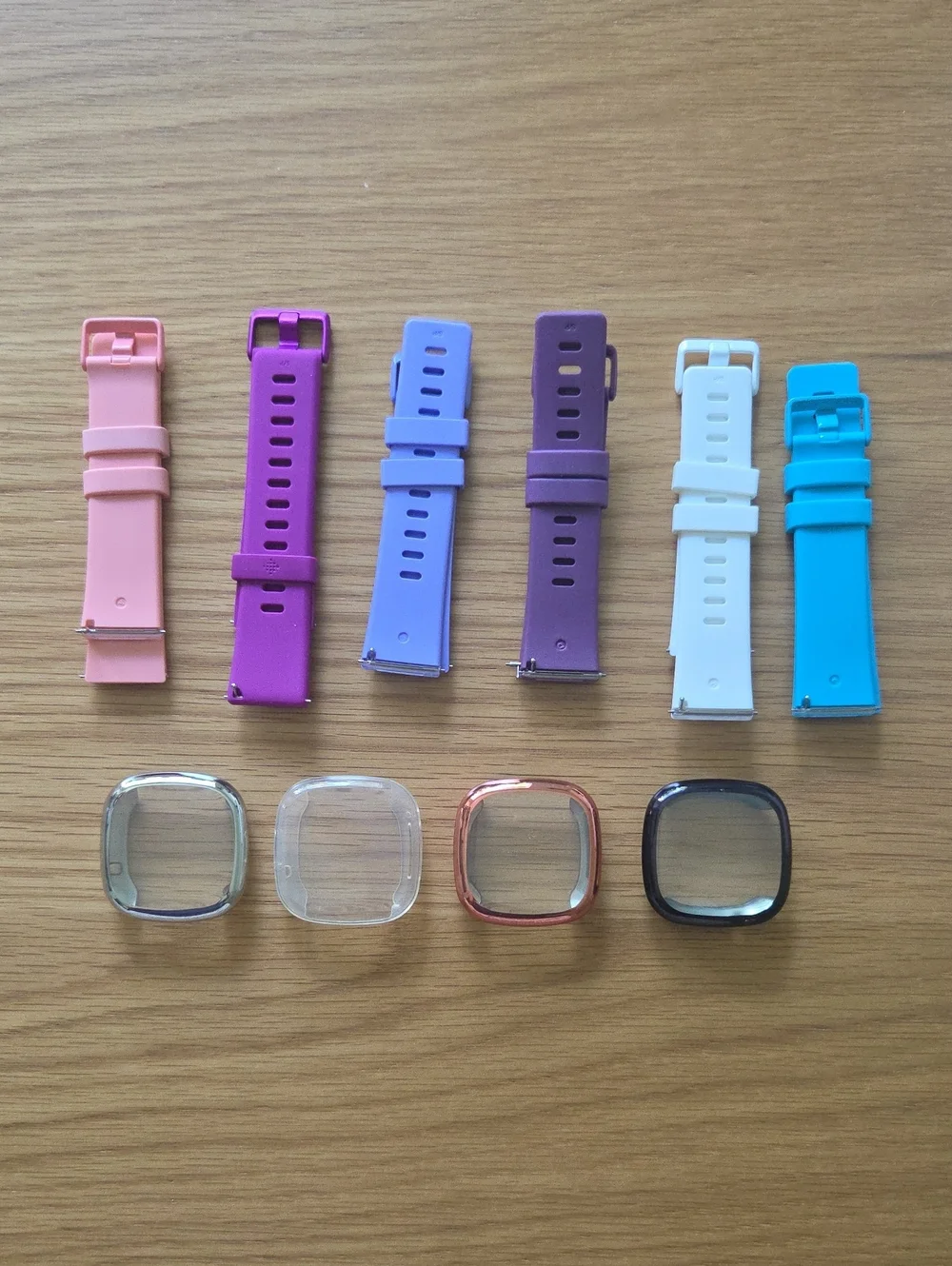 Fitbit Versa / Versa 2 Replacement Bands & Screen Protector Cases Bundle